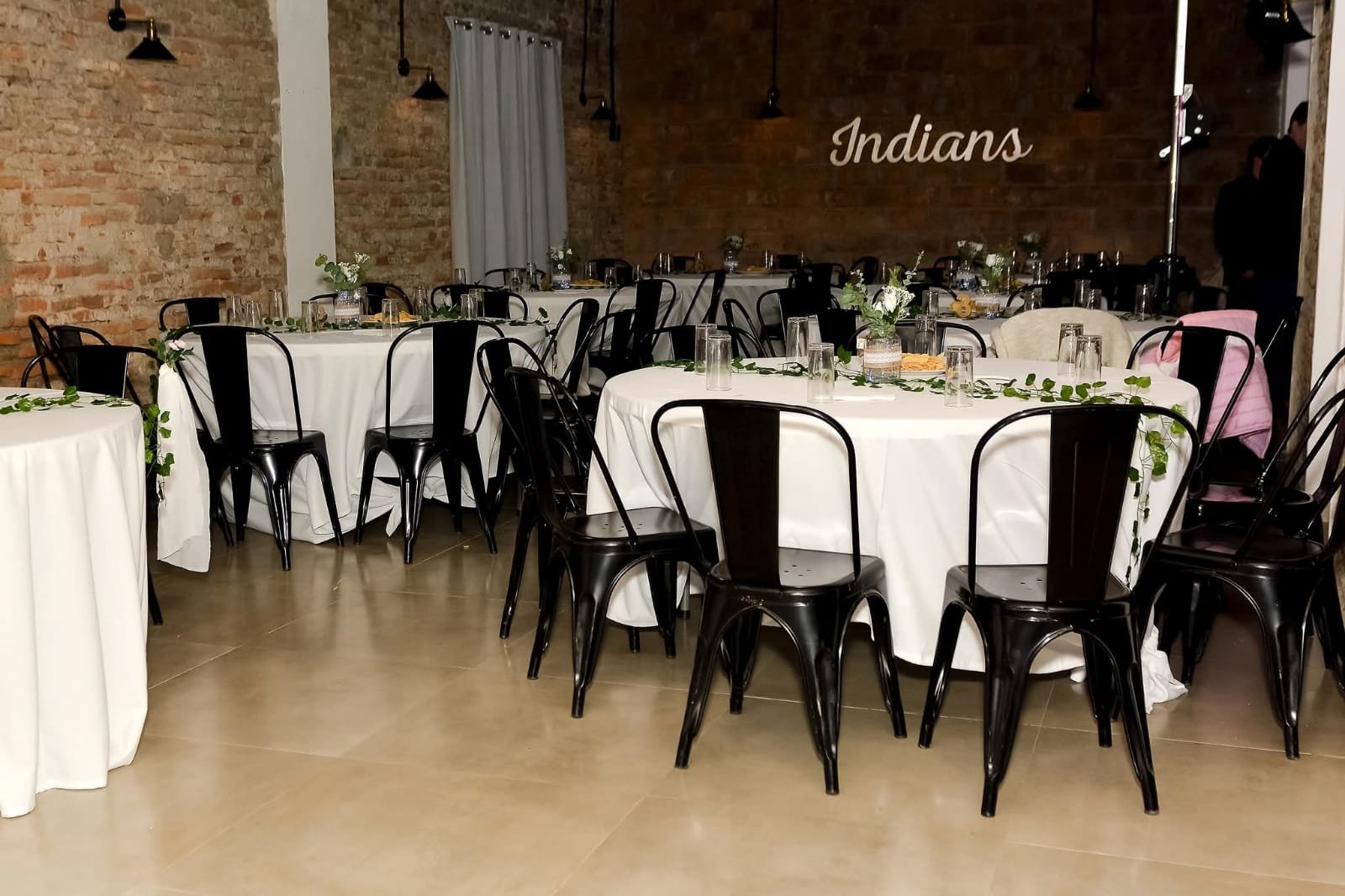 Salón decorado para evento